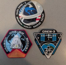 Authentic SpaceX Mission Patch Set