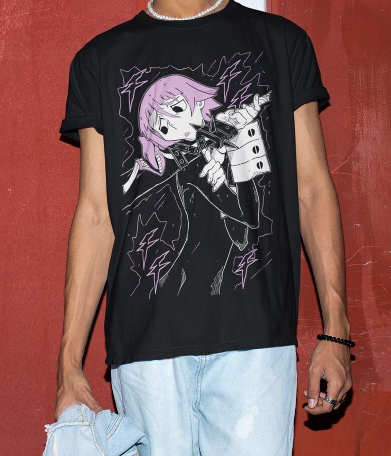 トップス Vaultroom SoulEater CRONA & RAGNAROK TEE vaultroom × SOUL EATER – VAULTROOM