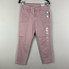 Old Navy Chino Pants Womens Size 4 Pixie Ankle Stretch Mid Rise