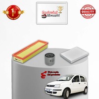 Wartungskit 3 Filter Fiat Panda II 1.4 51KW 69PS Ab 2010