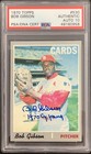 Bob Gibson Signed 1970 Topps #530 Card 1970 Cy Inscription PSA/DNA Autograph 10