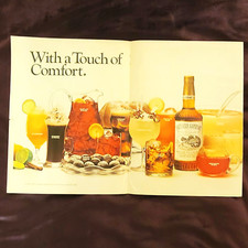 1988 SOUTHERN COMFORT 4-Page Magazine Ad 11x16.5" Poster Bar Decor