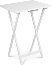 Folding Table Side Laptop Coffee TV Desk Dinner Tea Tray Wooden Snack Portable