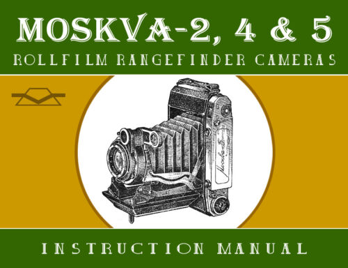 ENGLISH GUIDE MANUAL for MOSKVA-2 MOSKVA-4 MOSKVA-5 cameras INSTRUCTION BOOKLET - Afbeelding 1 van 1