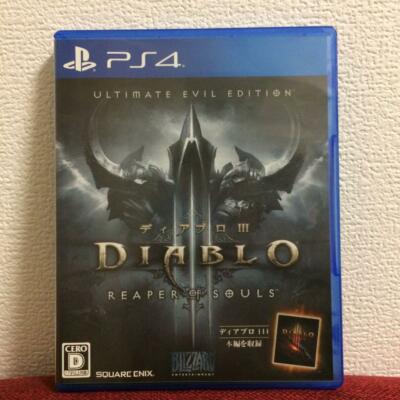 DiabloIII Reaper of Souls Ultimate Evil Edition PS4 SquareEnix Gebraucht Japa...