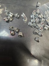 100 Zierstopfen Zierschrauben Chrom  für Alufelgen