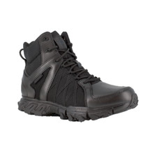 REEBOK MENS BLACK WATERPROOF TACTICAL BOOTS TRAILGRIP 6" RB3450