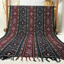 Ethnic Blanket Woven Fabric Original Toraja Indonesian Handmade