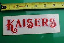 KAISERS Beach Surfboards Surf Break Red Clear 80's V11a Vintage Surfing STICKER