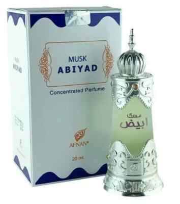 Musk Abiyad 20ml Concentrated Perfume Oil by Afnan