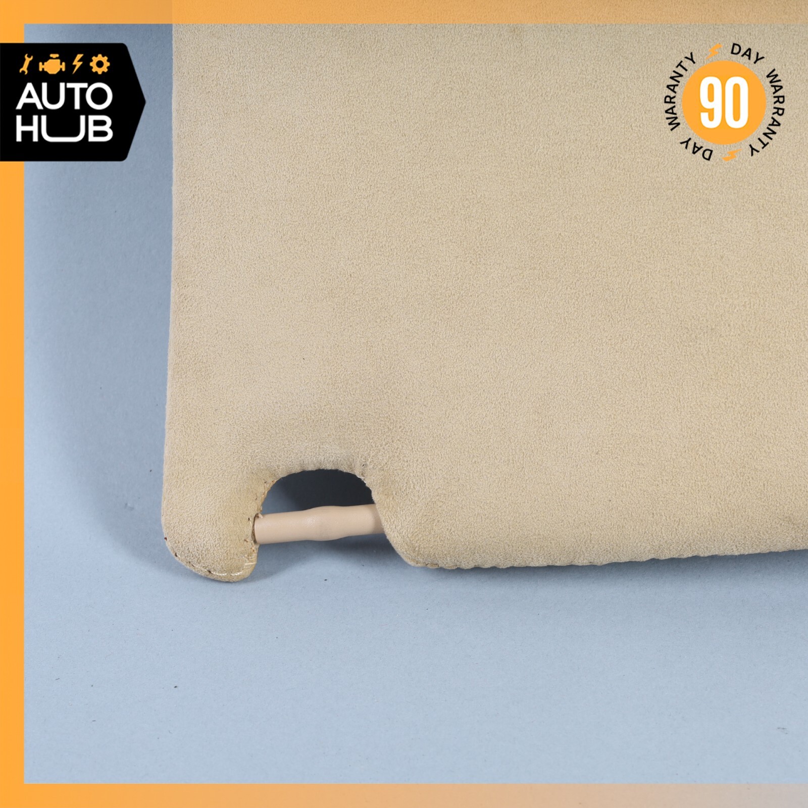 03-19 Maserati GranTurismo S M145 Right Side Sun Visor Shade Suede OEM 61k
