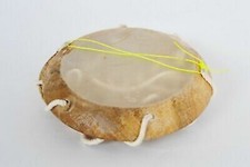 Wooden Udukkai Leather Head Skin South Indian Drum Musical Instrument