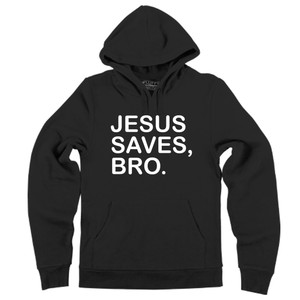jesus saves bro hoodie