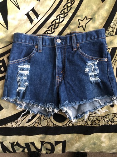 Levi 560 Cut Off Denim Shorts Brand New 