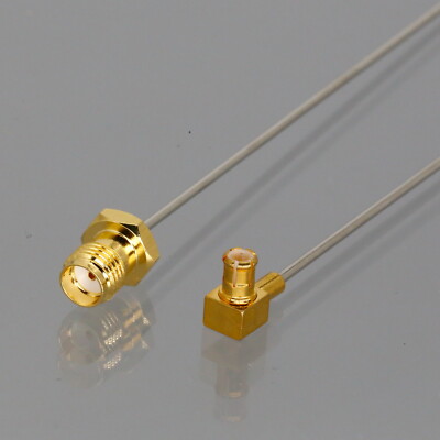 MCX Male to SMA Female 0.047″ copper tube semi-rigid coax cable 2~40 ...