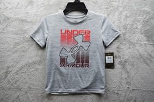 Under Armour Toddler Boys' UA Fade in Big Logo SS, Size 5, New