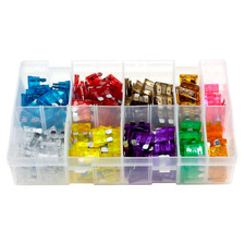 Image of 250pcs Assorted Box Of Blade Fuses Standard Fuse Mix 3 4 5 10 15 20 25 30 40 Amp