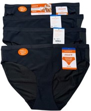 WARNERS Women  s 4-Pair Bikini Underwear Panties Polyester Blend Size XL/8