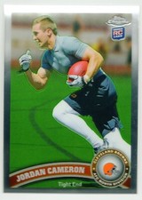 2011 Topps Chrome Jordan Cameron #58 Rookie   RC Cleveland Browns