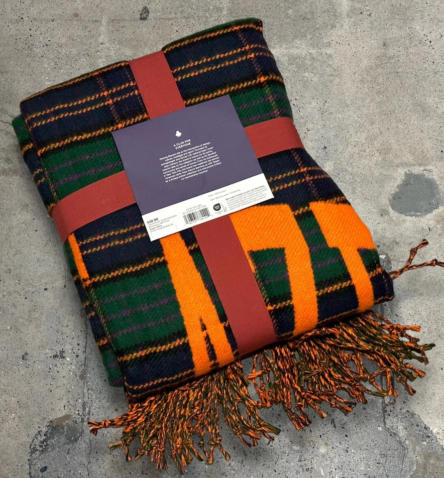 Sold Out! Rowing Blazers x Target Plaid Throw Blanket 60x50 in Gift Preppy Knit - Image 4 of 4