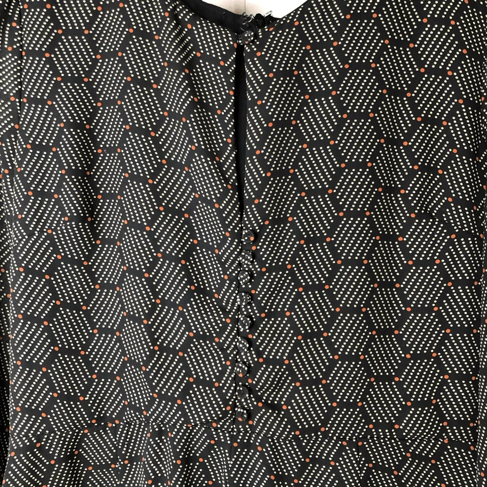 Женский комбинезон Harlyn с геометрическим принтом с длинным рукавом черный размер маленький - Изображение 4 из 4