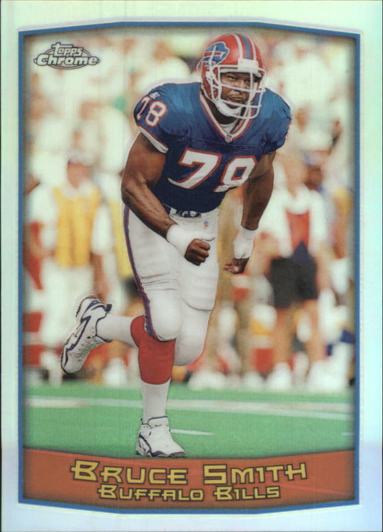 1999 Topps Chrome Refractors #61 Bruce Smith - NM-MT