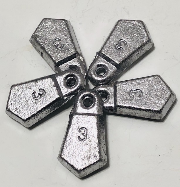 50 3 OZ FLAT LEAD SINKERS MADE FROM A DOITMOLD. eBay