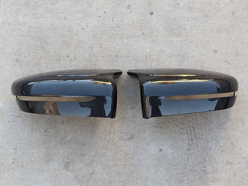 BMW F91 F92 F93 M8 Carbon Fiber Mirror Covers Left and Right Pair Set