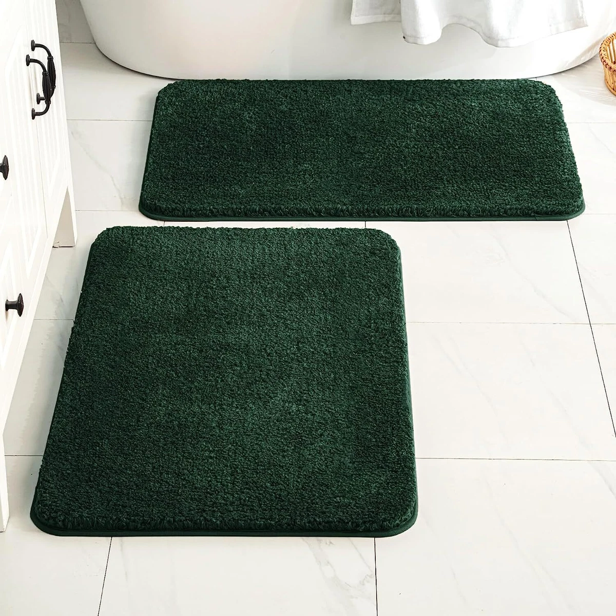 Bath Mats Bathroom Green, Super Absorbent Bath Mat