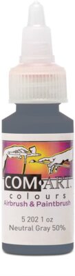Com Art Colours Acrylic Neutral Gray 50% 1 oz (5-202)