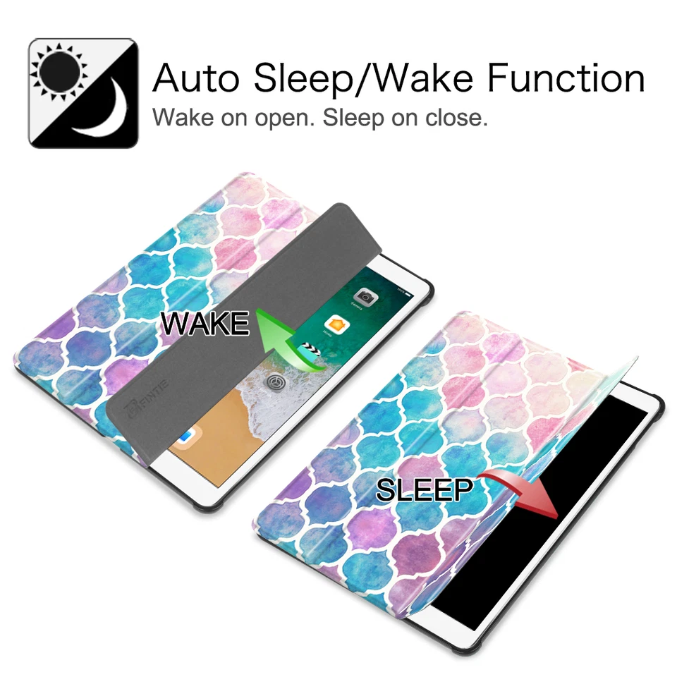 For iPad Air 3rd Gen 10.5" 2019 Case SlimShell with Built-in Apple Pencil Holder - Image 3 of 4