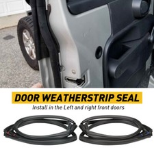 2 Pack For 2007-2018 Jeep Wrangler Front Jk Door Weatherstrip Seal Lh And Rh Us