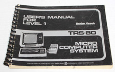 Radio Shack Micro Computer System User's Manual For Level 1 TRS-80