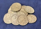 Walking Liberty Half Dollar Roll $10 Face 90% Silver