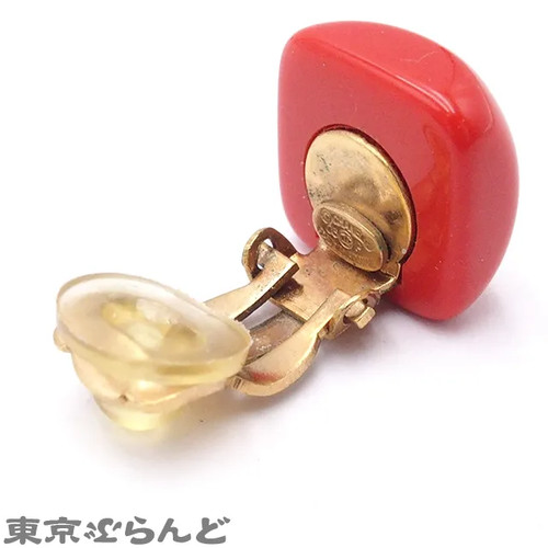 CHANEL Square Coco Mark Pink Plastic Costume Jewelry 03P Earrings for Women 1017 - Picture 15 of 24