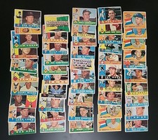 1960 Topps Baseball Cards - 50 Different - W/ Vic Wertz and Bob Schmidt