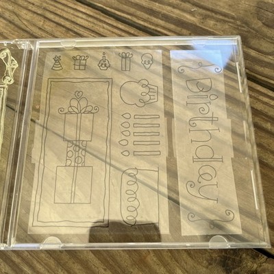 Doodlebug B Day  Set of 15 Acrylic Stamps
