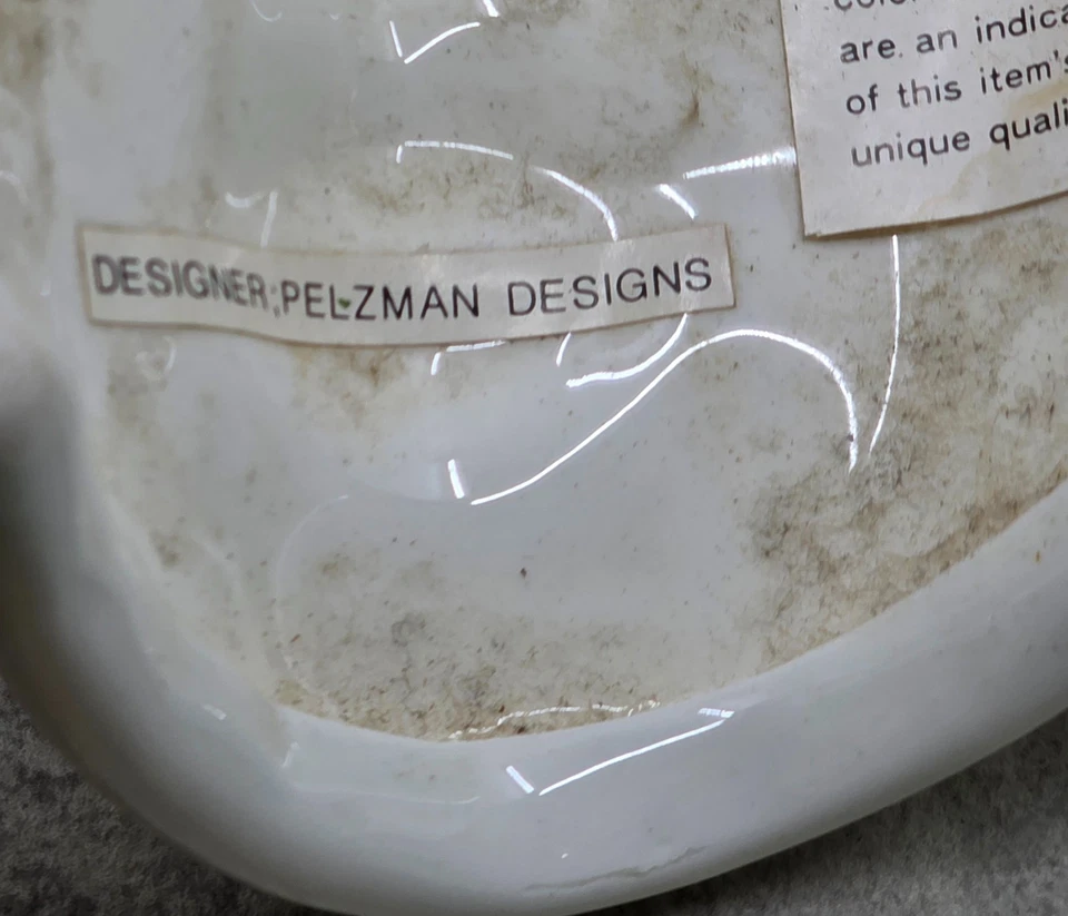 Máscara de dama vintage de porcelana Vandor de los años 80 decoración de pared Mardi Gras Corea Foto 4 de 4