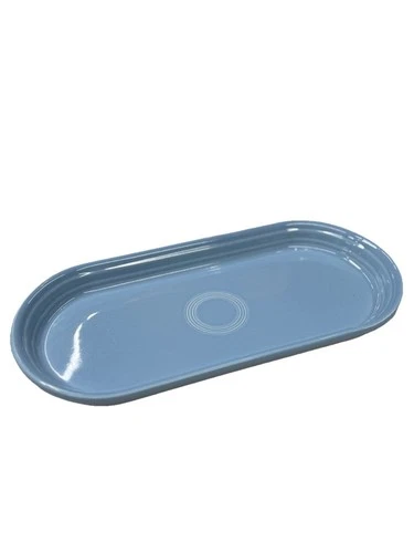 Fiesta Periwinkle Blue 12” Oblong Serving Tray Platter Retired USA