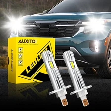 2x AUXITO H1 LED Headlight Bulbs Conversion Kit High Low Beam 6500K Super Bright