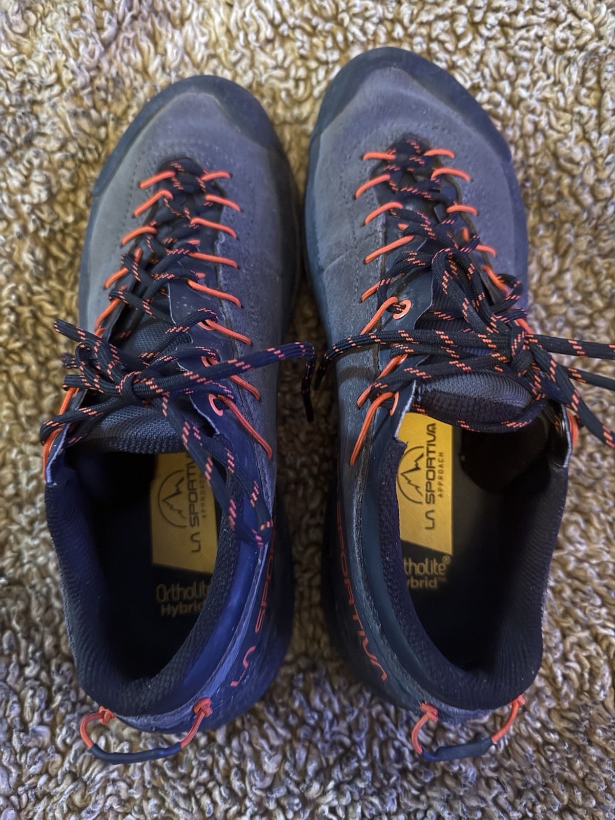 La Sportiva TX4 Climbing Shoes Men 8.5 Gray Approach Vibram Trail Jog Super Grip