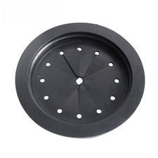 Black Sink Strainer Filter Net 147mm 140mm Dual Diameter Rubber Drain Cover