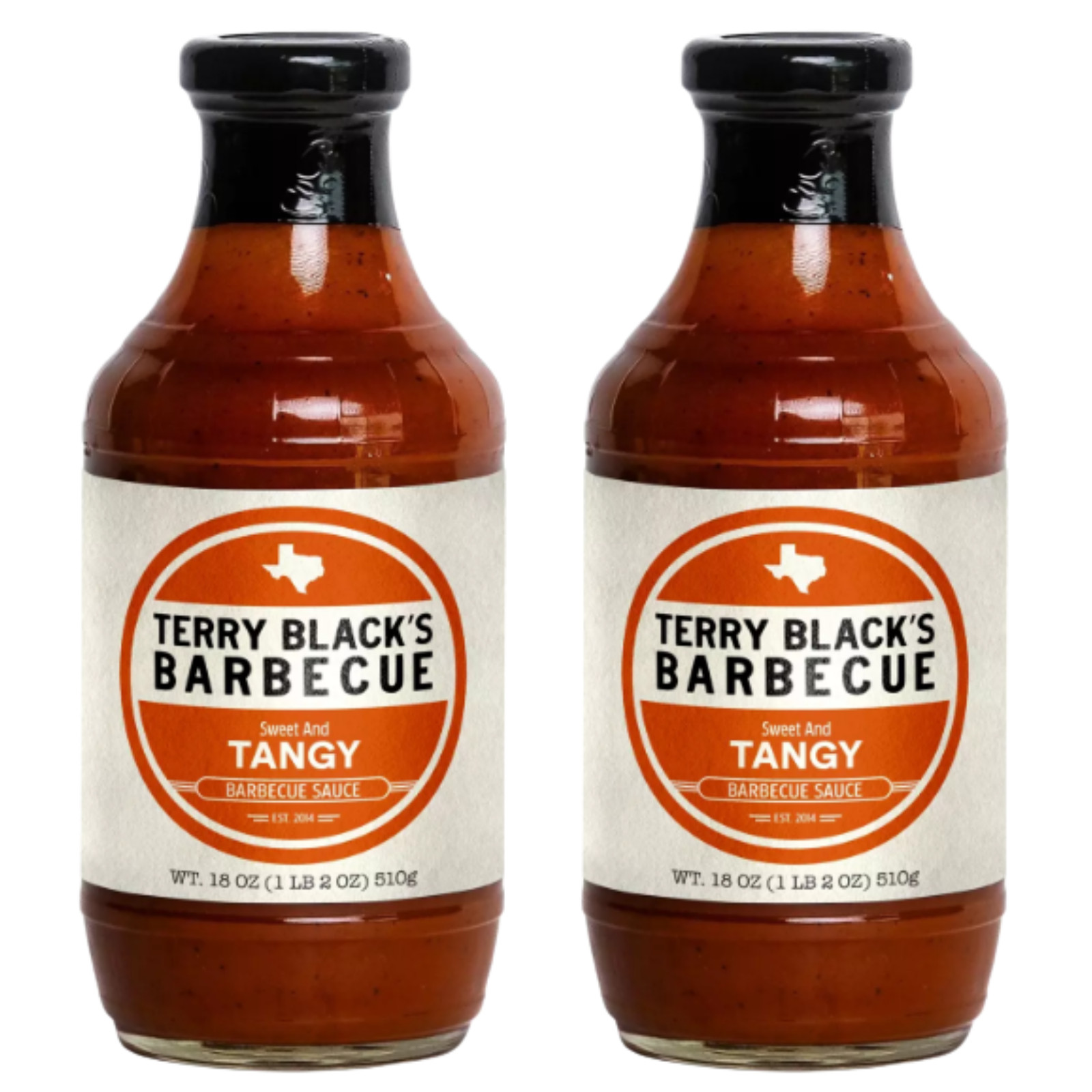 2 Pack 18 Oz Authentic Texas Bbq