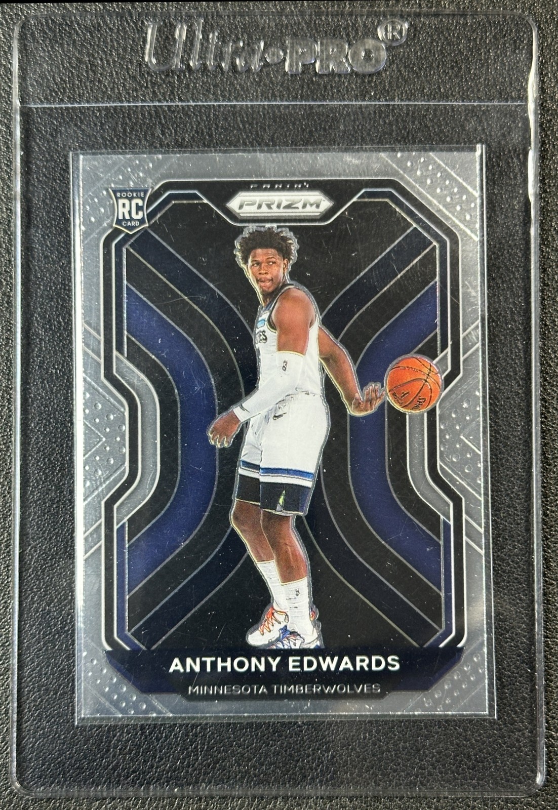 ANTHONY EDWARDS 2020-21 PANINI PRIZM #258 ROOKIE RC TIMBERWOLVES