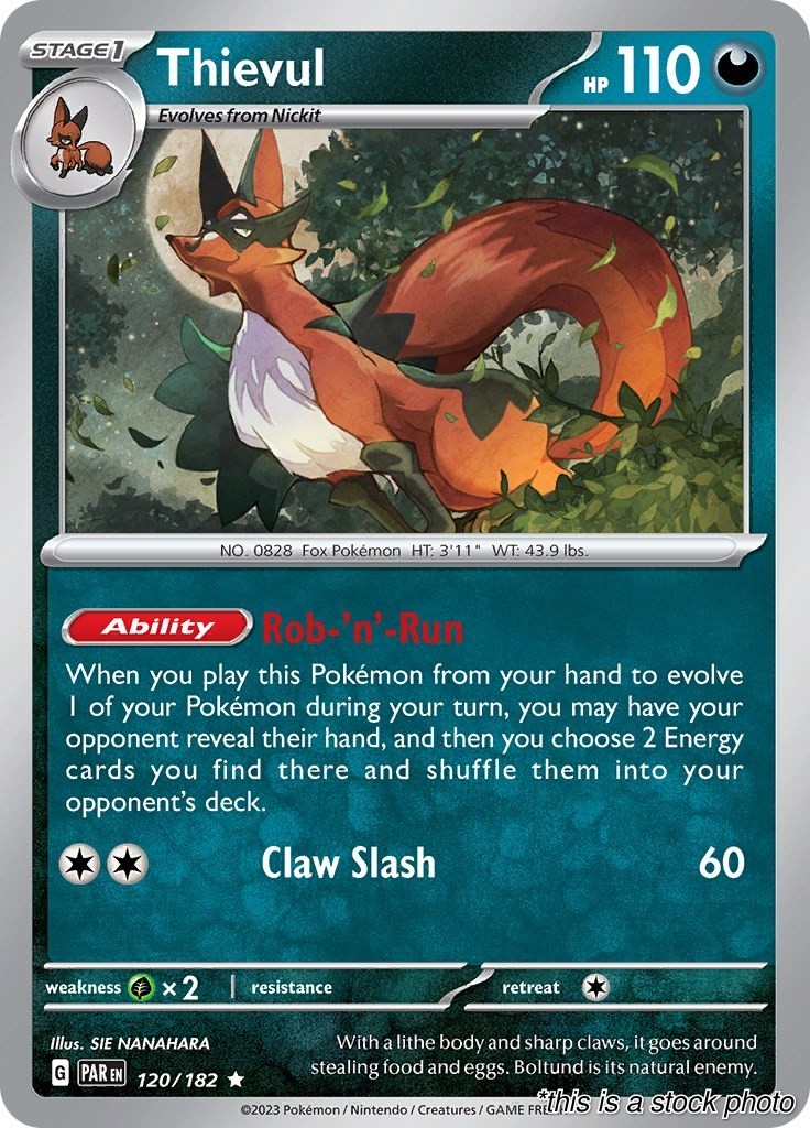 Thievul Rare Holofoil NM [Paradox Rift - 120/182]