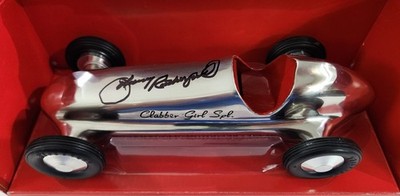 Johnny Rutherford Signed 1:24 Indy 500 Clabber Girl Special Racer Diecast IMS
