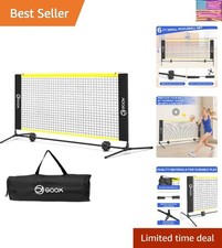 6FT Small Mini Pickleball Net Set - Quick Setup Indoor/Outdoor Portable Pract...