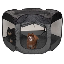 Furhaven Portable Dog Playpen Cat Tent, Pet playground/kennel foldable indoor...
