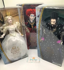 Disney Into the Looking Glass Movie Collection Doll Mirana, Time, Iracebeth Doll
