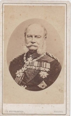 CDV Foto Kaiser WILHELM 1., WILHELM 1., DEUTSCHER KAISER, VON REUTLINGER